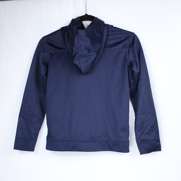 NFL TEAM APPAREL LA RAMS NAVY BLUE YOUTH SZ SMALL PULL OVER HOODIE FRONT POCKETS - Picture 5 of 6